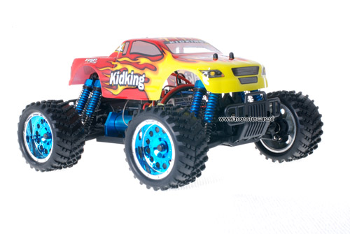 Himoto 1:16 Brushless Truck 2.4GHz Red Flames